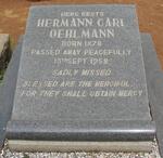OEHLMANN Hermann Carl 1878-1958