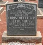 GELDENHUYS Christoffel A.P. 1873-1962