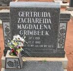 GRIMBEEK Gertruida Zachareida Magdalena 1901-1982