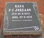 JORDAAN P.C. 1972-1972