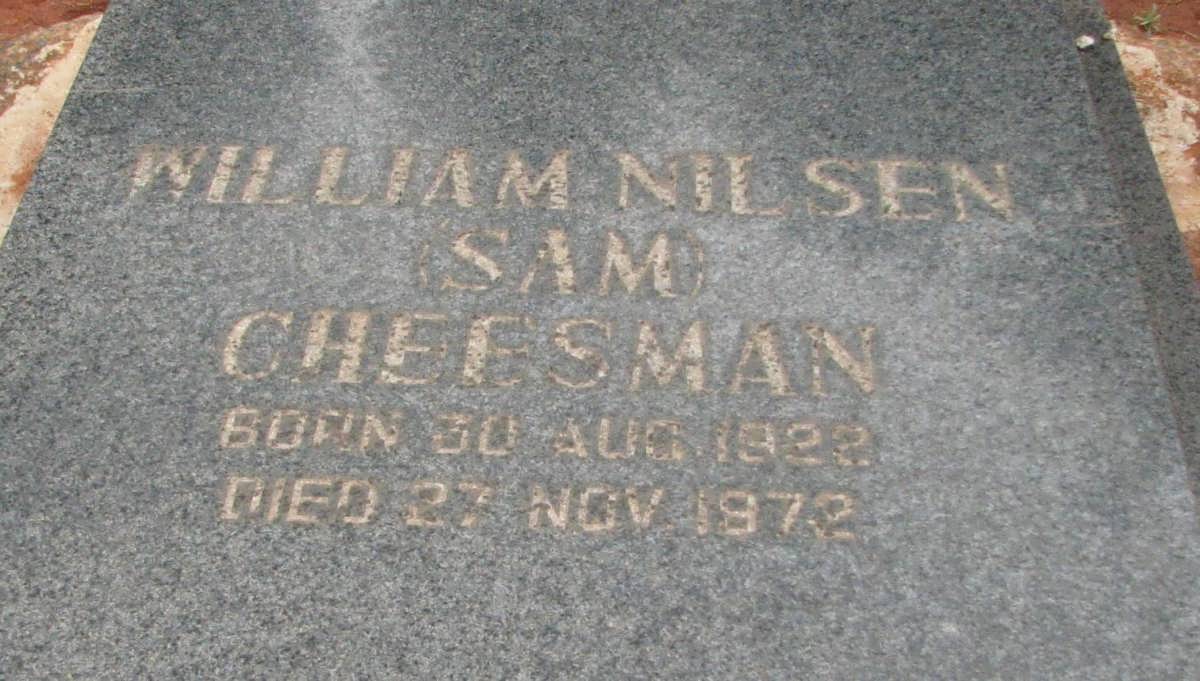 CHEESMAN William Nilsen 1922-1972