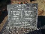 DAVIDS Thomas J. 1925-1999 :: DAVIDS Lilburne Thomas 1947-2008