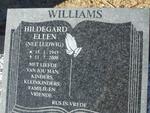 WILLIAMS Hildegard Ellen nee LUDWIG 1945-2008