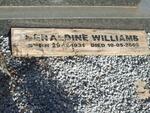 WILLIAMS Geraldine 1931-2009