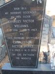 WILLIAMS Charles Victor 1916-1963 :: PARKS Charleston Victor 1965-1976