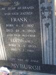 MYBURGH Frank 1897-1960 & Edith 1900-1982