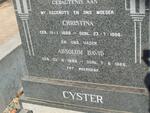 CYSTER Absolom David 1882-1969 & Christina 1888-1968