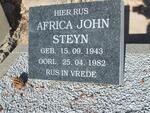 STEYN Africa John 1943-1982