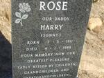 ROSE Harry 1911-1989