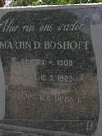 BOSHOFF Martin D. 1868-1922