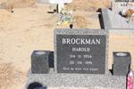 BROCKMAN Harold 1934-1991