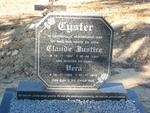 CYSTER Claude Justice 1922-2003 & Vera 1925-2010