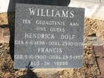 WILLIAMS Hendrick Dolf 1898-1974 & Francis 1900-1957
