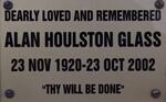 GLASS Alan Houlston 1920-2002