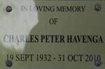 HAVENGA Charles Peter 1932-2010