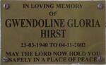 HIRST Gwendoline Gloria 1940-2002