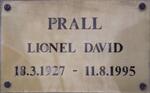 PRALL Lionel David 1927-1995
