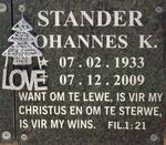 STANDER Johannes K. 1933-2009