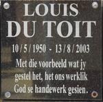 TOIT Louis, du 1950-2003