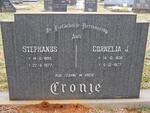 CRONJE Stephanus 1895-1977 & Cornelia J. 1906-1977