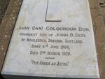 DON John Colquhoun 1904-1929