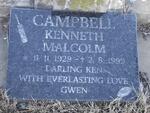 CAMPBELL Kenneth Malcolm 1929-1999
