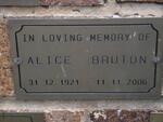 BRUTON Alice 1921-2006