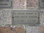 GIBSON Joan Edith 1925-1985