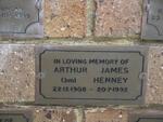 HENNY Arthur James 1908-1992