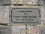 KENDALL Harold Thomas 1919-1987