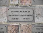 RANDLE Raymond Edgar 1924-1983