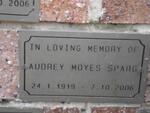 SPARG Audrey Moyes 1919-2006