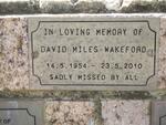 WAKEFORD David Miles 1954-2010