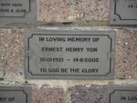 YON Ernest Henry 1921-2002