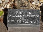 BREUER Rina 1923-2011
