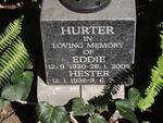 HURTER Eddie 1930-2005 & Hester 1936-2000