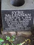 McLENNAN Sybil 1941-2004