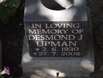 UPMAN Desmond J. 1930-2008