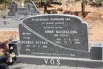 VOS Jacobus Petrus 1931- & Anna Magdalena BOTES 1933-2000