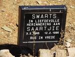 SWARTS Saartjie 1945-1996