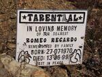 TARENTAAL Romeo Recardo 1970-1999