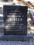 VISSER Wilhelmina F. nee GREEFF 1906-1980