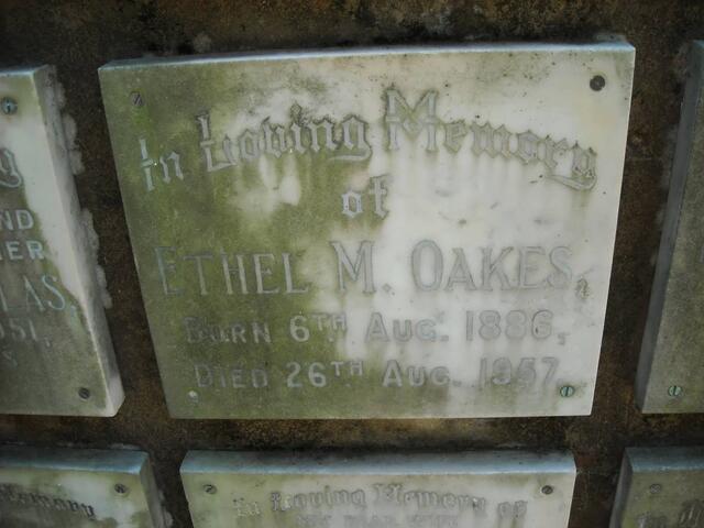 OAKES Ethel M. 1886-1957
