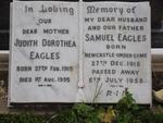 EAGLES Judith Dorothea 1915-1995 & Samuel 1915-1958