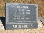 BRUINDERS Hendrik 1894-1962