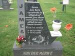 MERWE James, van der 1981-2008