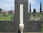 CHRISTIE Johannes Christiaan Frederik 1898-1976 & Ellie Elizabeth Maria 1904-1997