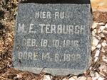 TERBURGH M.E. 1816-1892