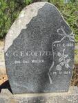 COETZEE C.G.E. 1885-1964