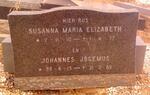 ? Johannes Jogemus 1915-1989 & Susanna Maria Elizabeth 1910-1977